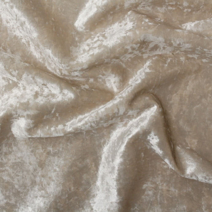 Luxury Design Floor Standing Bed Headboard in Crushed Velvet Fabric & in Soft Plush Fabric