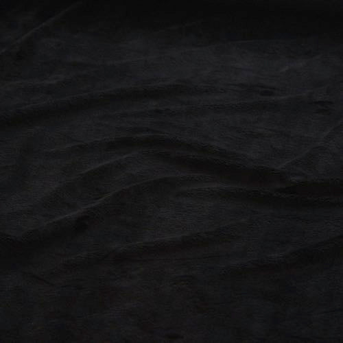 Black Crushed Velvet Fabric