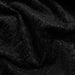 Black chenille fabric