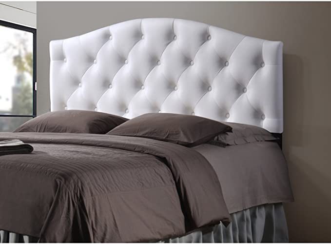 Luxury Design Dewsbury Buttoned Faux Leather Headboard 30 inches Height