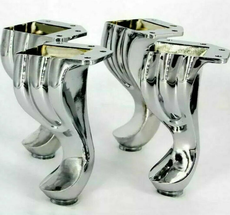 Chrome Furniture Legs Feet for Sofas/ Stool/ Ottoman / Cabinet /Wardrobe